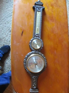 Vintage VERY LARGE West Germany Barometer Thermometer Hydrometer - Picture 1 of 3