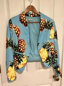 Fashion Nova Pineapple Blazer- Size 6 - Picture 1 of 8