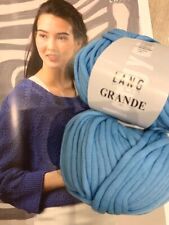 700 g Wolle Lang Yarns WEST Fb 0250 Olive Lila Blau Aubergine Gelb Jacke Pulli