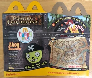 Pirates of the Caribbean 2006 McDonald's Happy Meal Box Disney - Picture 1 of 2