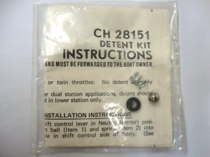 Kit de retención de control de cambio Teleflex Morse CH28151 para controles CH3000 CH5000 - Imagen 1 de 2