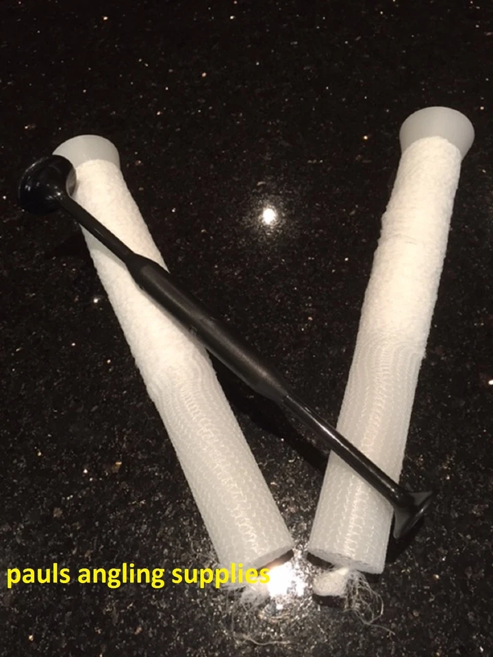 2 x A La Cart Nylon Bait Mesh & Plunger  Sea Fishing Carp Fishing Protect Bait — 第 1/1 张图片