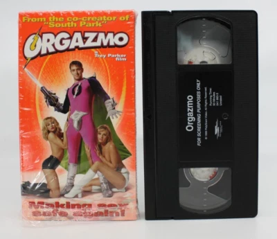 Orgazmo VHS 1999 Trey Parker Matt Stone Promo Screener Open in Shrink South Park - Image 1 of 4