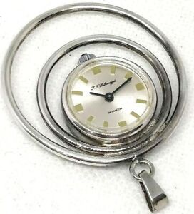 F.T Leibundgut Besançon Anhänger Alida 5111 Lebrocantheure Uhr Vintage Watch