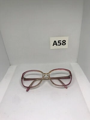 Vintage Early 90's Wilshire Oversize Eyeglass Frame Purple Women's 135 54-16 - Image 1 of 4