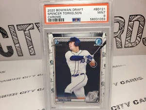 Spencer Torkelson 2020 Bowman Draft Chrome 🔥 1st Bowman PSA 9 🔥 Tigers - Picture 1 of 1