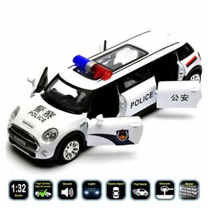 1:32 Mini Cooper Clubman (F54) Limousine Police Diecast Model Cars &Toy Gifts