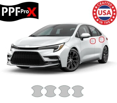 Película de proteção de pintura pré-cortada PPF para Toyota Corolla 2020-2025 maçaneta de porta copo - Imagem 1 de 3