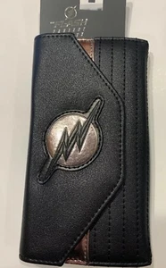 The Flash Purse Checkbook Wallet Snap Lightning Bolt Justice League DC Comics - Picture 1 of 9