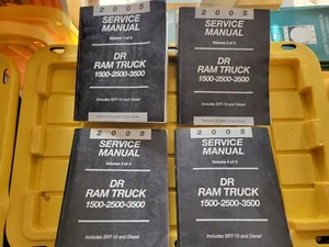 2005 DODGE RAM TRUCK 1500 2500 3500 Service Repair Manual Set DIESEL SRT-10 OEM - Picture 1 of 1