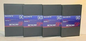 Paquete de 5 cintas de videocassette BetacamSP 90 min - Imagen 1 de 1