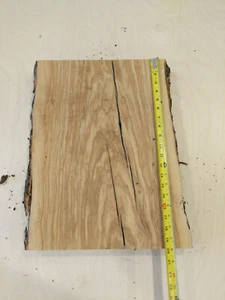 Italian Olive Wood Live Edge Mini Slab - 2"+ THICK Pen Knife Bowl Turning Blanks - Picture 1 of 5