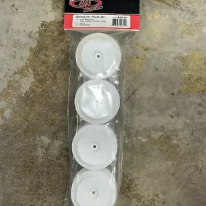 DE Racing DER-PS4-AW Speedline Plus Short Course Wheels (White) (4) 12mm Hex - Picture 1 of 2