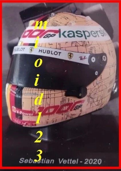 2020 - VETTEL : special livery Tuscan GP [ Mugello ] - 1/5 [ HELMET CASCO ] - Image 1 of 1