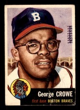1953 Topps #3 George Crowe VG