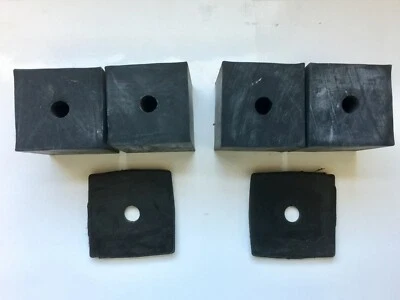 Bloques de montaje de plataforma para camioneta Chevy GMC 1947-1954 con kit de almohadillas #724 ENVÍO GRATUITO Foto 1 de 4