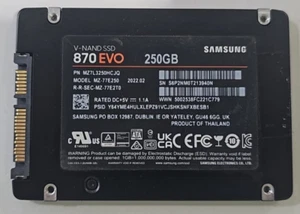 Samsung 870 EVO Series 250GB SATA III Internal 2.5" SSD MZ-77E250 - Bild 1 von 2