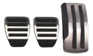 Stainless Steel Gas Fuel Brake Pedal Pad Cover for   Almera Murano Armada - Picture 1 of 6