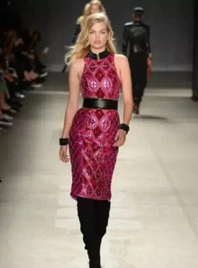 Balmain x H&M hm - Vestido Lentejuelas Rosa Lentejuelas Talla L NUEVO Barbie Fiesta Boda - Imagen 1 de 24