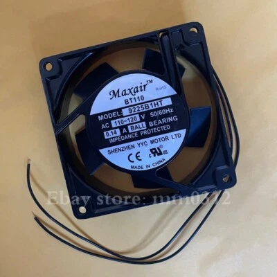 1pcs  Maxair BT110 9225B1HT AC110-120V 0.14A 92 * 25MM axial flow fan - Image 1 of 2