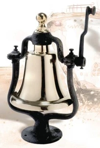 Siegesglocke aus massivem Messing, 9 Zoll - Bild 1 von 1