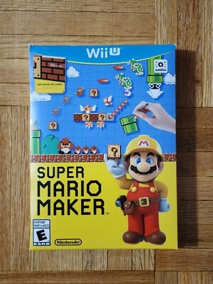 Super Mario Maker (Wii U, 2015) CIB with Case & Manual - Image 1 of 4