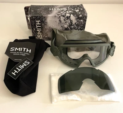 Smith Outside the Wire Goggles Field Kit Foliage Green Clear and Gray Lenses - Image 1 of 4
