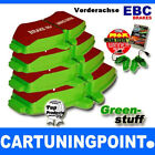 EBC Bremsbeläge Vorne Greenstuff für Audi A4 8H7, B6, 8HE, B7 DP21495