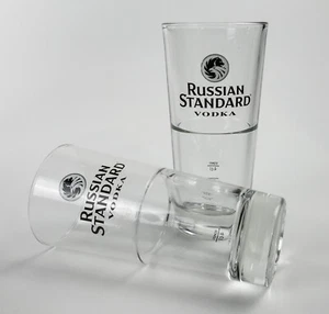 2 x Russian Standard Vodka Longdrinkglas Mixglas Stackablegläser Wodka Glas 0518 - Bild 1 von 6