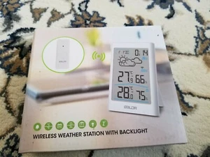 BALDR Wireless Weather Station Indoor Outdoor Thermometer Hygrometer with Sensor - Picture 1 of 7