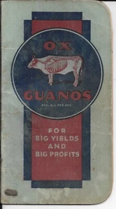 1937 OX GUANOS Notebook "For Big Yields and Big Profits" TENNESSEE CHEMICAL CO. - Picture 1 of 3