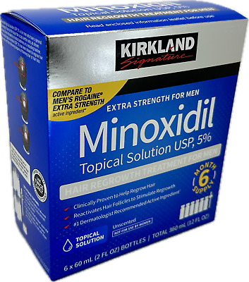 Kirkland Minoxidil 5% Extra Strength Men Hair...