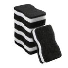 Clean with Confidence 5 PCS Black Dish Sponge Scouring Pad for Safe Cleaning