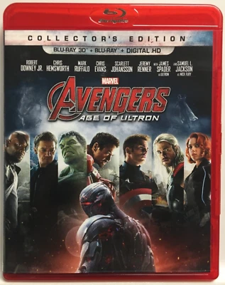 MARVEL's Avengers: Age of Ultron 3D & 2D (Blu-ray,2015,2-Disc,Collector's Edtn) - Image 1 of 4