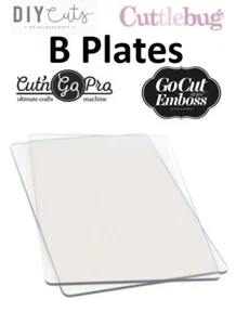 Die Embossing Machine Cutting B Plates x 2 - Picture 1 of 11