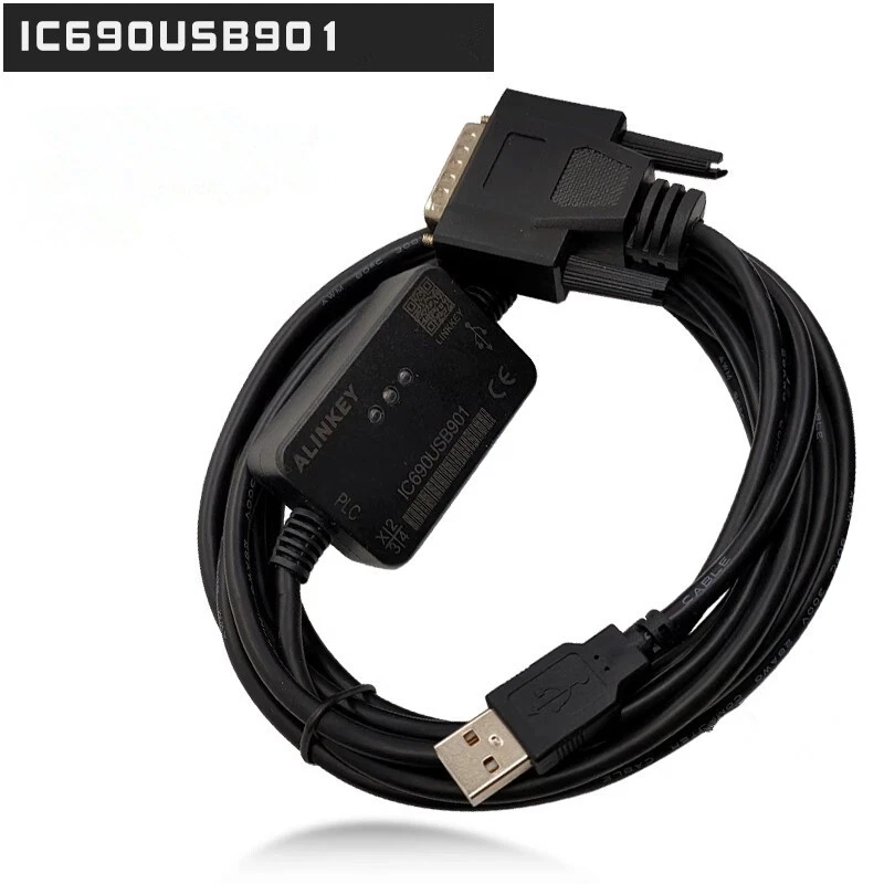 Suitable for GE 90-70/90-30 series PLC programming cable IC690USB901 - Image 1 of 1