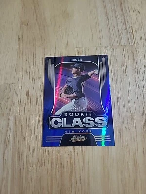 2022 Absolute LUIS GIL Rookie Class Blue Spectrum /149 #RC-15 Rookie Yankees SP - Image 1 of 4