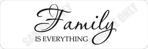 Family is Everything Bumper Sticker - Picture 1 of 1