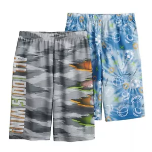 Stay Up Late 2-Pack Boys Sleep Shorts Sports Theme Boy Size 4-5 NEW - Picture 1 of 1