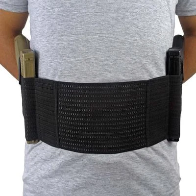 Elastic Mesh Belly Band Holster Concealed Carry Fit Compact to Full Size Handgun - Image 1 of 4