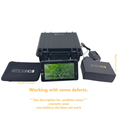 SmallHD 702L 702 Lite 7" SDI/HDMI On-Camera Monitor w/ Battery Kit, Case, Sleeve - Image 1 of 4