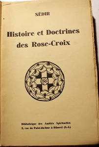 ROSENKREUZ/GESCHICHTE UND LEHREN/SEDIR/ED BIBL SPIRITUELLE FREUNDSCHAFTEN/1932 - Bild 1 von 2