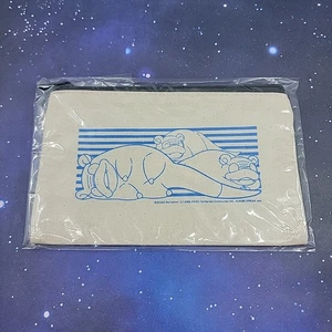 Pokemon Slowpoke Canvas Zipper Bag Official 2020 Merchandise New In Package - Picture 1 of 6