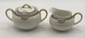Noritake Kenosha Creamer and Sugar with Lid Set - Picture 1 of 17