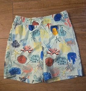Cat & Jack Boys Swim Trucks Sz S (6/7) Under The Sea Theme - Picture 1 of 3