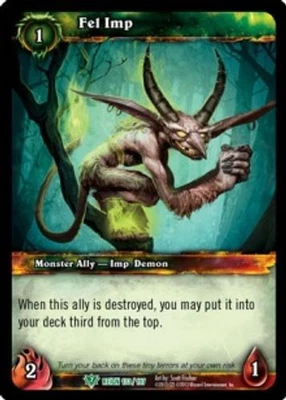 Teufel Imp - Reign of Fire - World of Warcraft TCG - Bild 1 von 4