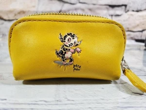 Coach x Gary Baseman Buster gelbe Leder Geldbörse extrem seltene Grafik Cartoon - Bild 1 von 2