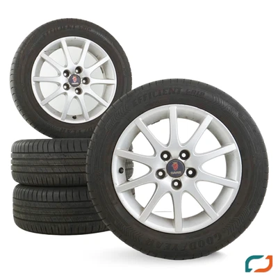 Original SAAB 9-3 VER2/VER3 (2008-2015) Sommerräder Sommerreifen 215/55 R16 93V - Bild 1 von 4