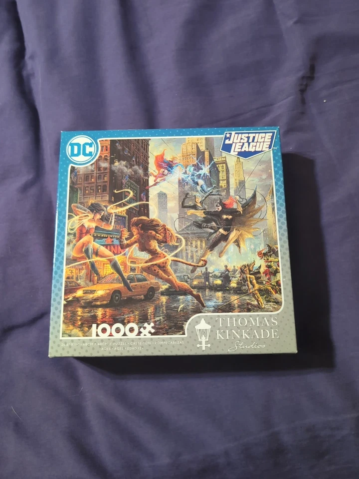 New DC Comics Justice League Women of DC by Thomas Kinkade Puzzle 1000 pcs - Image 1 of 1