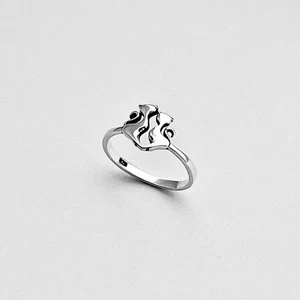 Boho Cat 925 Sterling Silver Ring Lover Dainty Kitten Band Gift Idea For Her - Picture 1 of 5